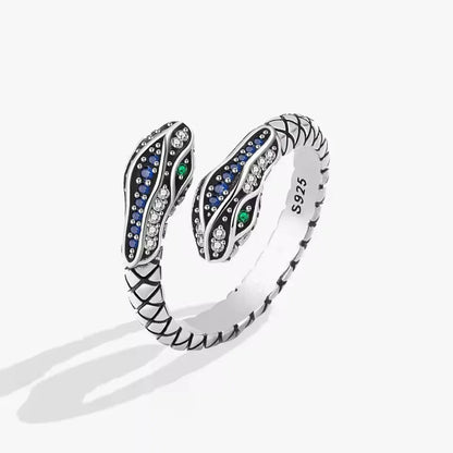 VENTFILLE 925 Sterling Silve Flower Ring for Women Gift Hollow Out Design Retro Hip Hop Versatile Jewelry Party Gift