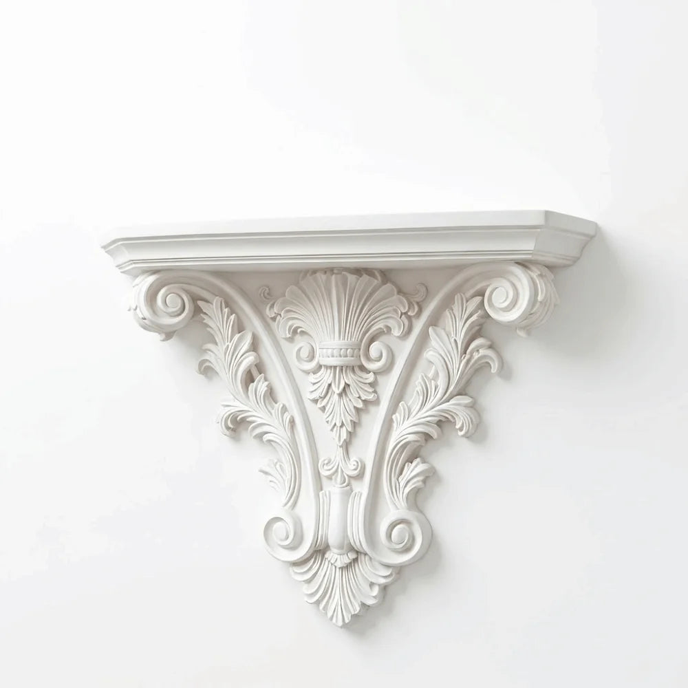 Creative 3D Printing Floating Shelf Carving Retro Gothic Wall Decor Decorative Unique Wall Mounted Shelves Goth Home Decor
