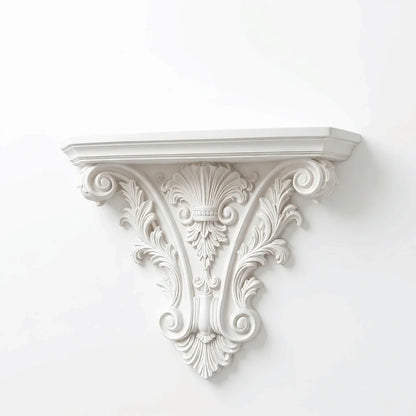 Creative 3D Printing Floating Shelf Carving Retro Gothic Wall Decor Decorative Unique Wall Mounted Shelves Goth Home Decor