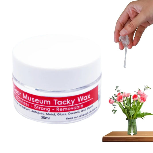 Tacky Wax Museum Adhesive Sticky Putty, Removable and Waterproof Adhesive for Festival Decoration and Glass Anchoring