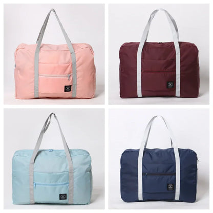 Foldable Travel Duffel Bag for Airlines Carry on Bag for Women and Girls Lightweight Large Capacity Sports Weekend Trip Overn