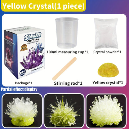 Science education toys, crystal growth and planting, educational puzzle toys, DIY crystal growth toys, Halloween/Christmas - 
