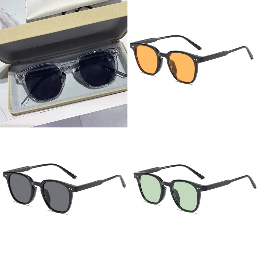 New Vintage Square Sunglasses Women Men Small Round Sun Glasses Female Small Eyewear Sunglasses for Male Female