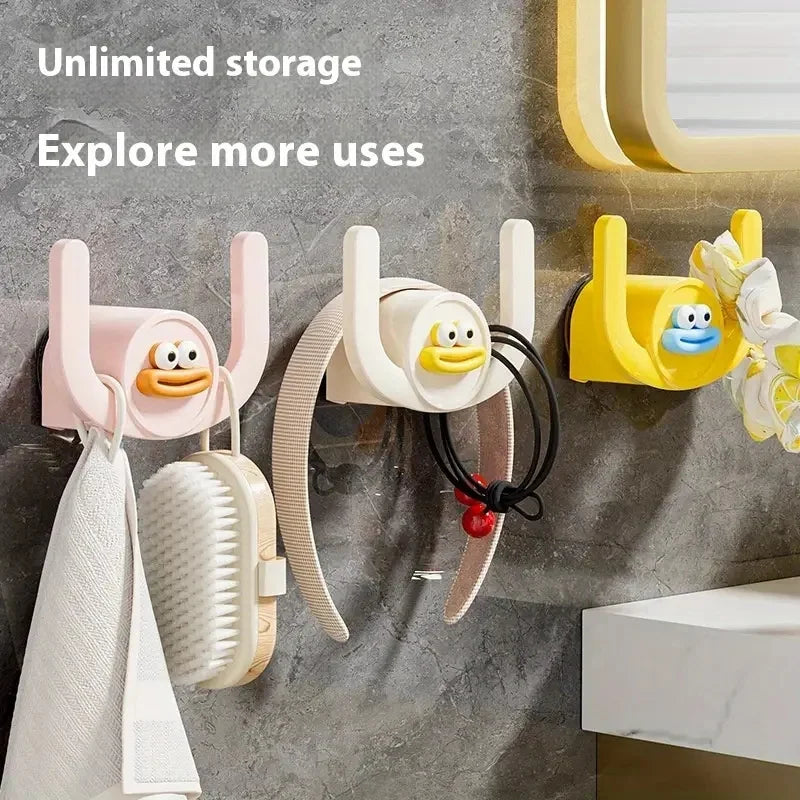 1Pc Cartoon Slippers Hook Bathroom Slipper Rack Shower Storage Organizer Shoe Holder Drainage Stand for Bathrooms and Bedroom
