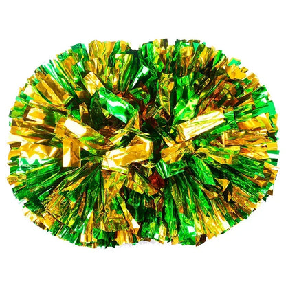 1pc Cheerleading Pom Poms with Handle Cheer Balls Big Gold Silver Red Yellow Blue Hand Dance Pompoms Accessories for Women Ki
