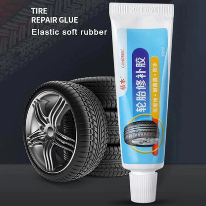 1/2Pcs Tire Repair Black Glue Liquid Strong Rubber Wear-resistant Non-corrosive Adhesive Instant Bond Leather