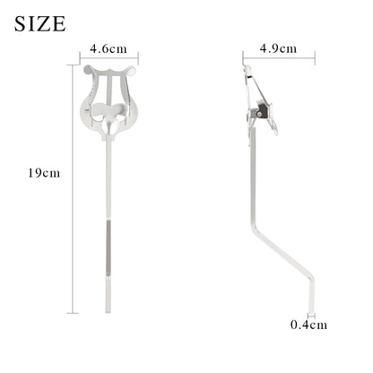 Music Stand Clarinet /Trumpet /Flute /Alto Saxophone Portable Marching Sheet Music Stands Musical Instruments Accessories - A
