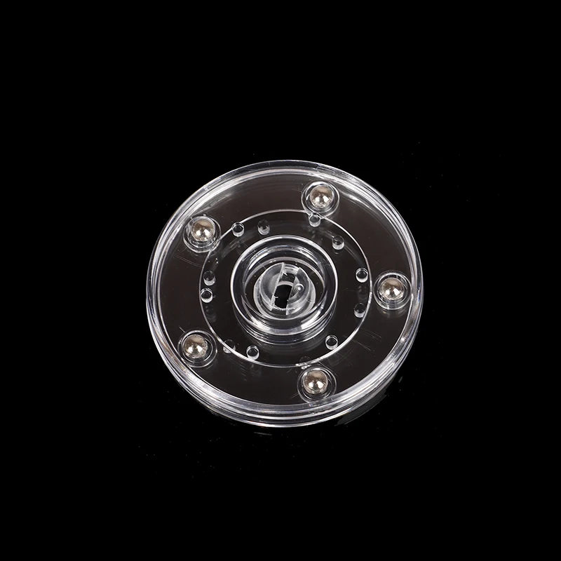 Turntable Acrylic 360 Rotating Display Stand Transparent Round Base Lazy Susan Jewelry Decor Swivel Plates Furniture Hardware