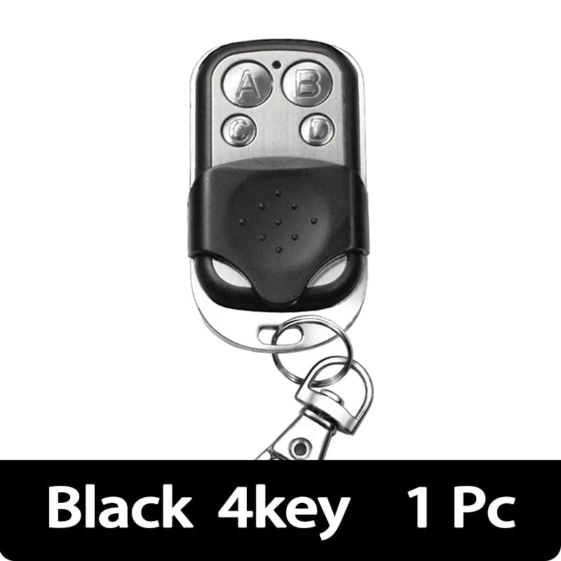 433MHz 4Button ABCD/Lock Unlock Remote Control Metal Push Button Transmitter Universal 4 Buttons Garage Door Opener Remote