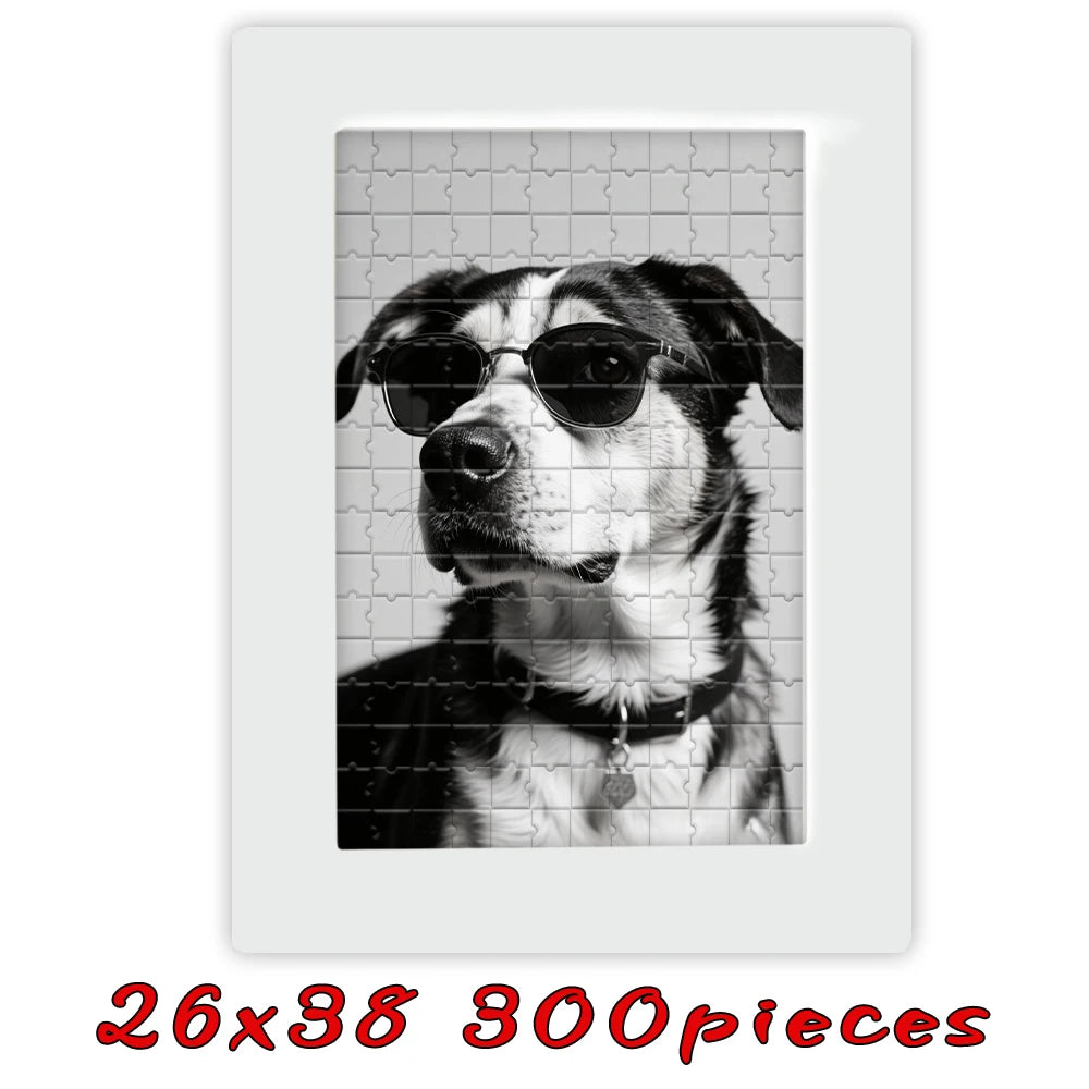 Customized Wooden Puzzles,Wooden Frames in Multiple Color Sizes,Custom Graduation Photo Puzzles as Creative Gifts