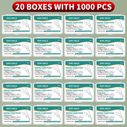 50/150/300/600/1000 PCS Dental Floss Sticks Oral Care Tools