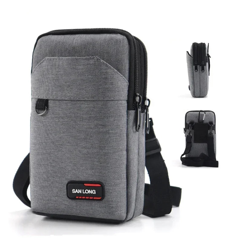 Waterproof Waist Bag Purse Single/double Layer Outdoor Waist Fanny Pack Men Phone Pouch Camping Hunting Tactical Bag with Bel