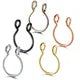 5pcs Stainless Steel Magnet Fake Nose Ring Hoop Fake Piercing Hoop Septum Rings For Women Fashion Gothic Rock Body Jewelry Gi