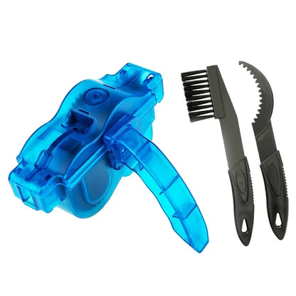 Portable Bicycle Chain Cleaner Bike Brushes Scrubber Wash Tool Mountain Cycling Cleaning Kit Outdoor Accessory - Cleaner Set 