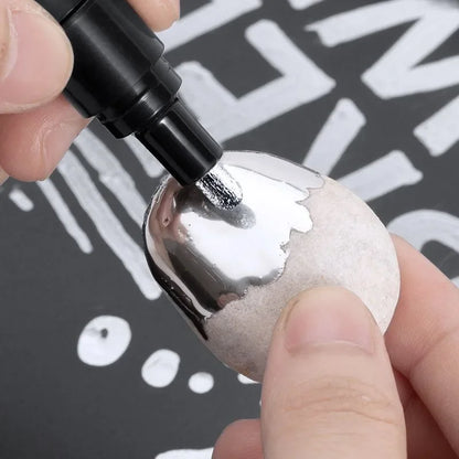 1/2/3pcs Mirror Marker Pen DIY Reflective Paint Pens Mirror Markers Chrome Gold SILVER Copper Color Signature Car Art Craftwo