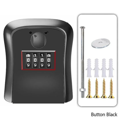 Password Lock Box Anti-theft Home Cat Eye Storage Management Decoration Password Secure Durable Wall Mounted Password Key Box
