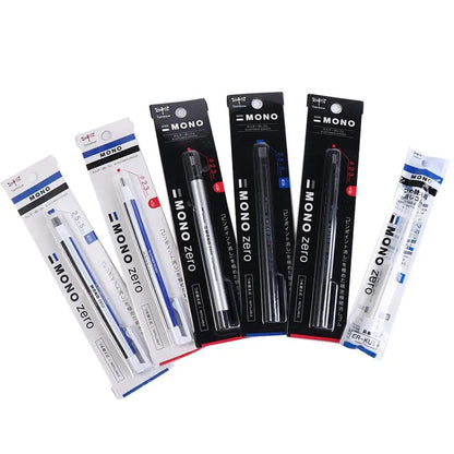 Tombow MONO Zero Eraser Flat / Super Fine Rubber Tip Pen Type Professional High Precision Pencil Eraser For Manga Highlight
