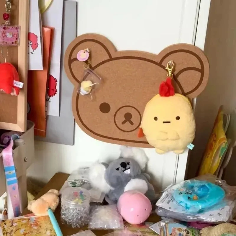 Cartoon Felt Board Home Decor Wall Decor Panel Felt Posters on The Wall Bear Wall Sticker Rilakkumas Children's Room Decorati