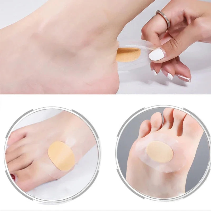 20/30pcs Gel Grip Heel Protector Adhesive Foot Patches Blister Pads Heel Liner Shoes Stickers Plaster Foot Care Cushion