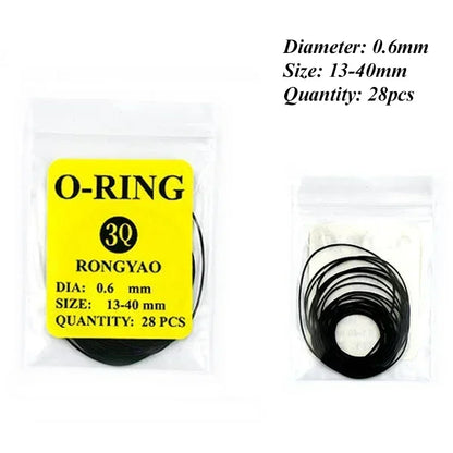 Watch Back O-Ring Case Waterproof Oil Box Watch Crown O-Ring Gasket Silicone Grease Seal Lubricant Repair Tool