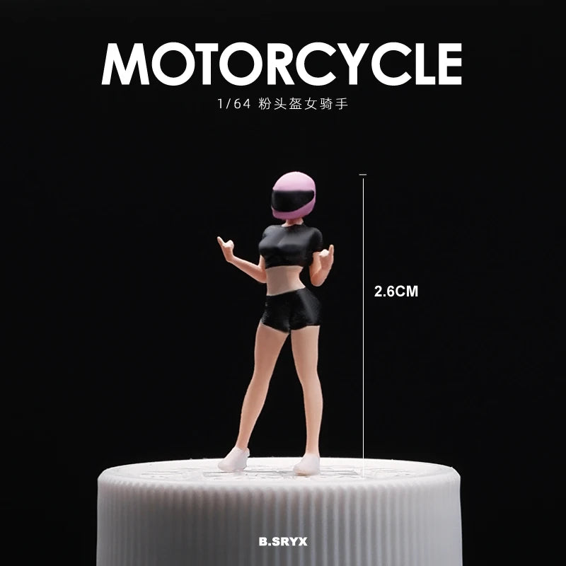 Resin Diorama 1:64 Scale Miniature Figures Garage Scenes Minifigures Model Kit DIY Craft Toys Anime Figure Collectib - A
