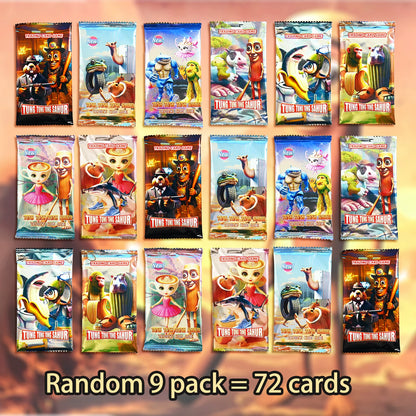 Italian Brainrot Collection Cards Trading Cards Game Card Battle Carte Toystung Sahur Tralalero Tralala For Fans Children Gif