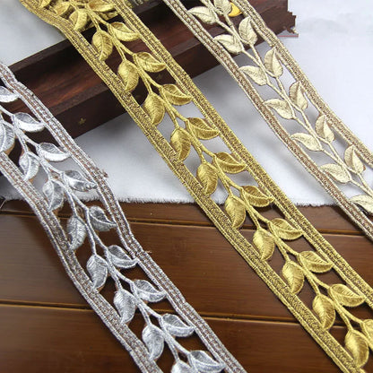 Lace Trim, 5cm Decorative Lace Trim, 5 Yards of Lace for Sewing, Embroidery Lace for Costumes, Lace for Curtains and Home Dec