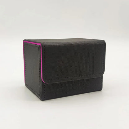 100+Trading Card Deck Box Storage Holder Organizer Cards Case for Card Collectible Game Card Cases Protectors Container - H-B