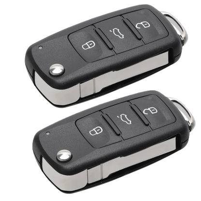 3 Buttons Remote Flip Blank Covers Car Keys For VW Car Key Shell for Volkswagen Golf Jetta Polo Beetle Caddy Eos Scirocco Tou