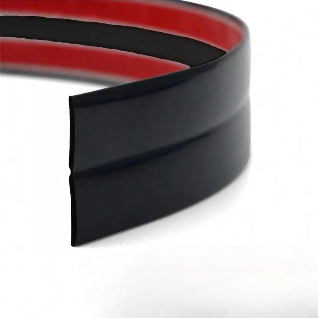 1pc 2cmx3m Self-Adhesive Decorative Trim Tape, PVC Wall Strip for Tile Edging & Corner Finishing - black