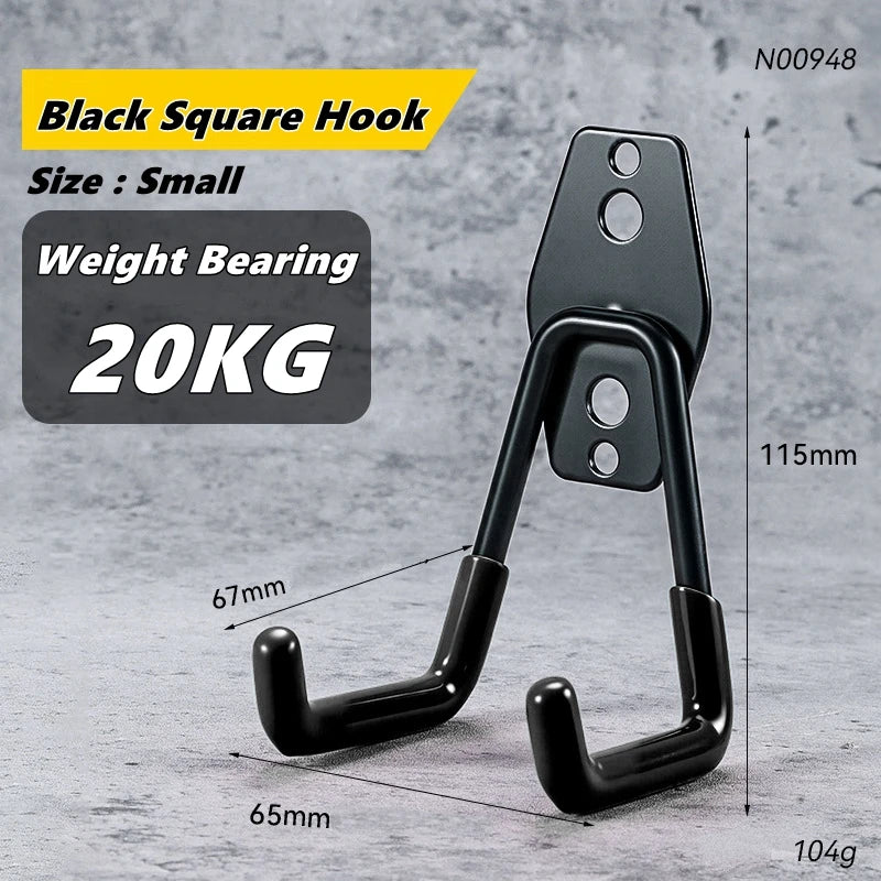 Garage Storage Utility Hooks,Garage Garden Tool Organizer,Hanging Utility Wall Mount Hooks,Heavy Duty Tool Storage Organizer 