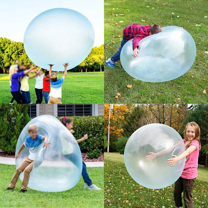 Kids Blow Up Balloon Toy Children Outdoor Soft Air Water Filled Bubble Ball Fun Party Game Summer Gift Inflatable Elastic Bal