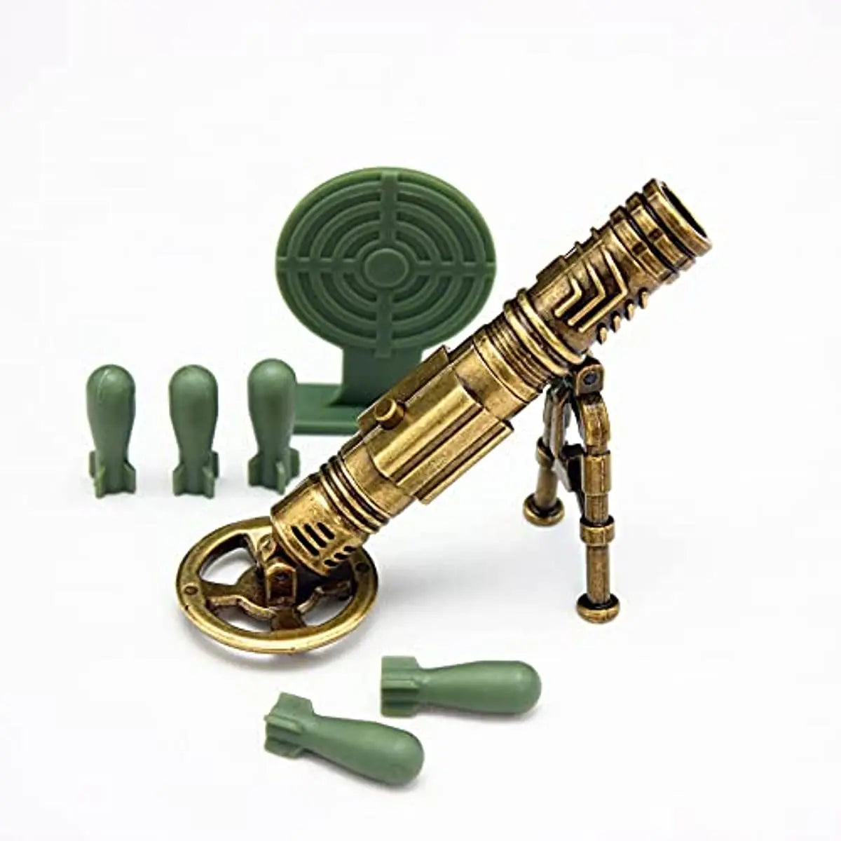 Military Weapons Toy, Fireable Mini Mortar Launcher Toys, Tabletop Decorations And Collectibles,Children Educational Toy, Gif