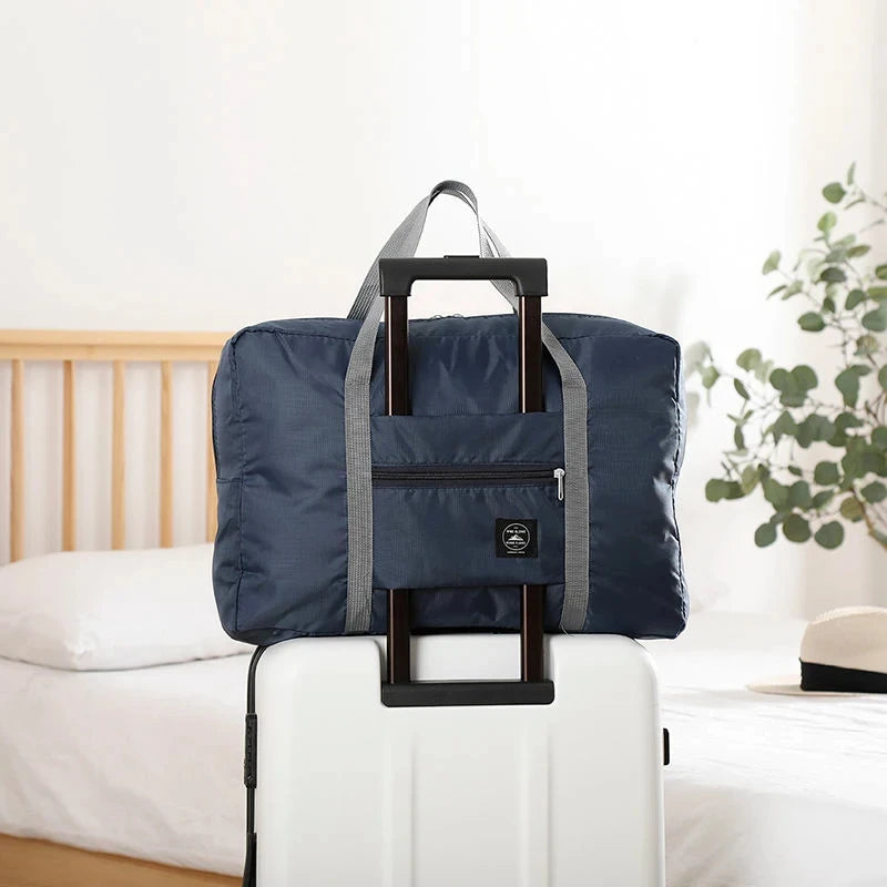 Foldable Travel Duffel Bag for Airlines Carry on Bag for Women and Girls Lightweight Large Capacity Sports Weekend Trip Overn