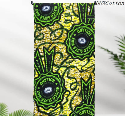New African Ankara Batik Fabric Super Real Wax African Cotton Material Prints Wax Tissu For Sew 6yards - AS PICTURE Z