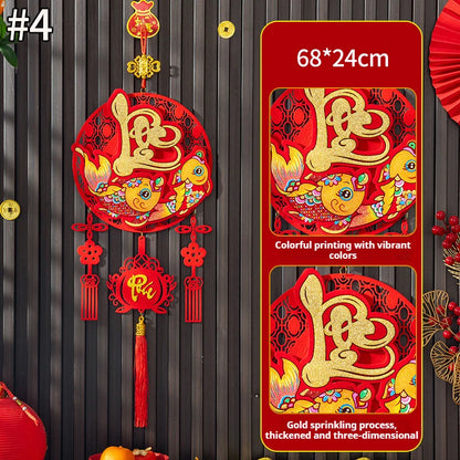 Vietnamese Spring Festival Decorations Paper Flowers Hanging Ornament 2026 New Year Home Decoraitons Room Wall Decor - S8