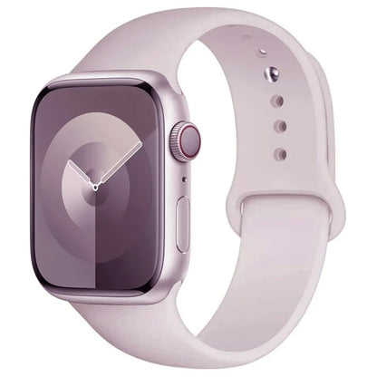 Silicone Band For Apple Watch strap 46mm 44mm 45mm 40mm 41mm 42-38mm 49mm sport bracelet iwatch series 11 10 9 8 7 6 5 SE Ult