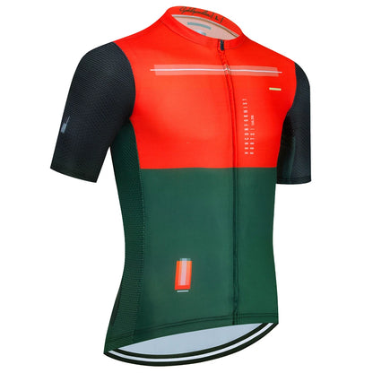 Summer 2025 Short Sleeve Cycling Jersey Men MTB Bicycle Top Outdoor Cycling Clothing Breathable Shirt Maillot Ciclismo Quick 
