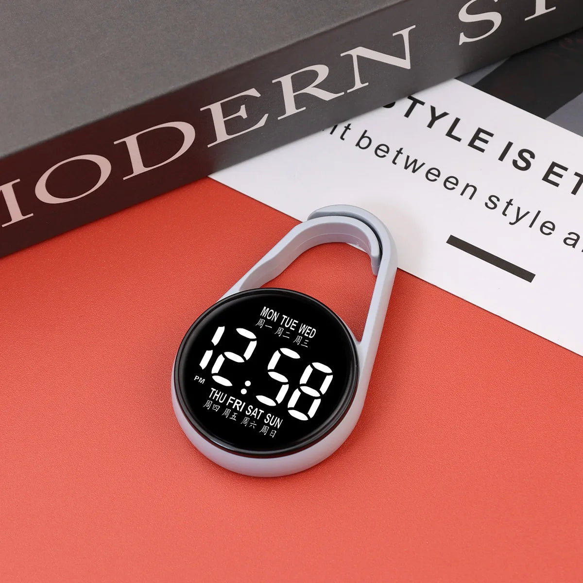 LED Electronic Hanging Watch Night Light Digital Electronic Hanging Watch Pocket Watch