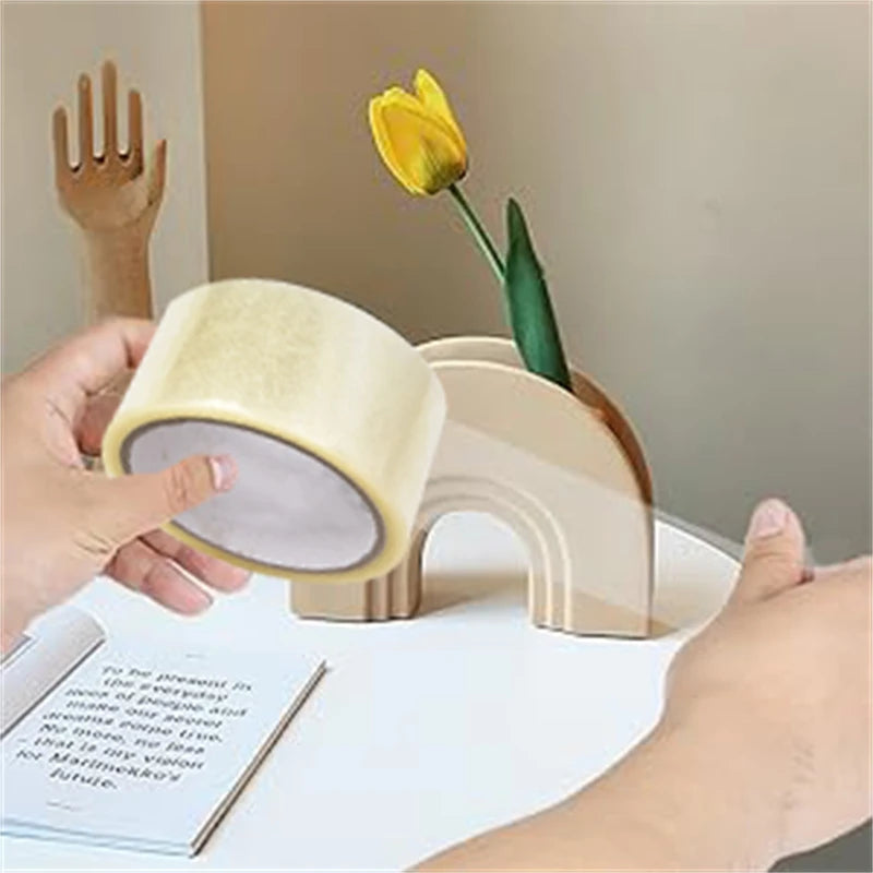 1800inch/Roll Transparent Tape Packaging Tools Office Packing Supplies Waterproof PP Material Durable Can Be Written As Marki