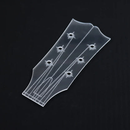 Guitar Head Template Electric Guitar Acoustic Guitar Ukulele Transparent Acrylic Template Guitar Making Mold - LP-QTMB16