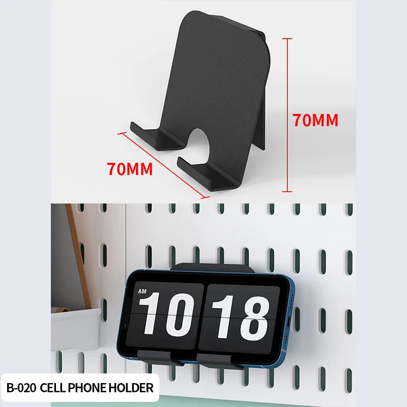 Pegboard Combination Desktop Storage Kit, Vertical and Clip-Type Pegboard Display Panels, Suitable for Home Office Storage. -