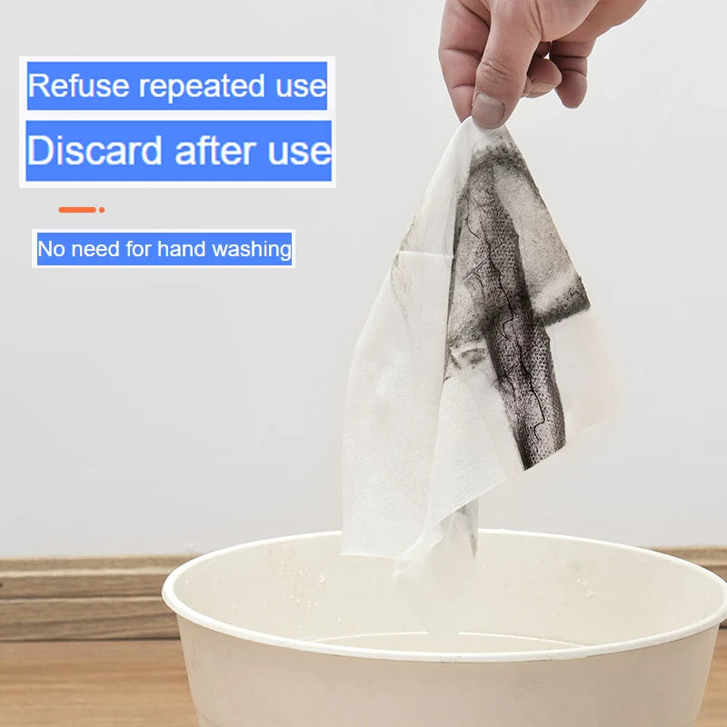 30/200Pcs Of Dust Removal Paper Disposable Household Dust Removal Cloth Electrostatic Mop Pad Floor Tile Floor Cleaning Suppl