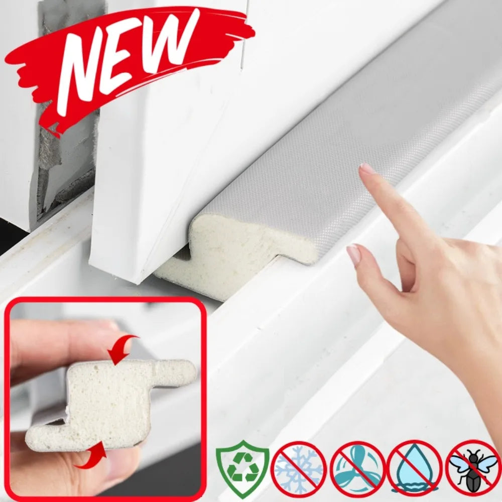 Z-shaped Window Sealing Strip Steel Window Windproof Soundproof Strip Door Sealing Gap Insect Proof Acoustic Foam Filling Str