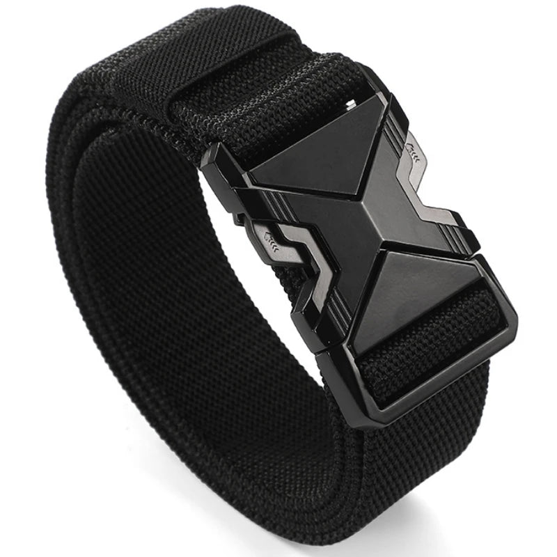 Men's Belt Outdoor Hunting Tactics Belt Multi functional Buckle Nylon Belt Marine Corps Canvas Belt