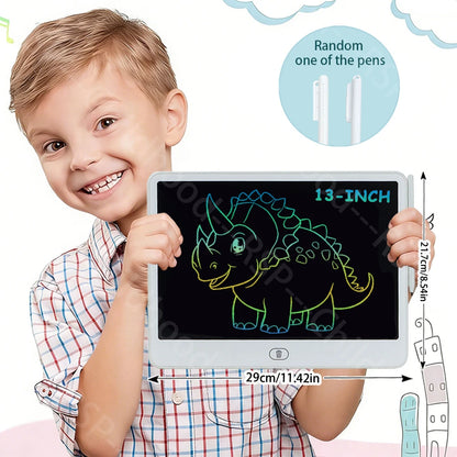 8/11/13/16 Inch LCD Drawing tablet Writing Board Kids Doodle Painting Handwriting Pad Toy for 3 4 5 6 7 8 Years Girls Boys Gi