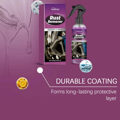 Car Rust Remover Spray Safe for Auto Paint Metal Surface Treatment for Chassis, Wheels, Tools Prevents Corrosion Degreaser 10