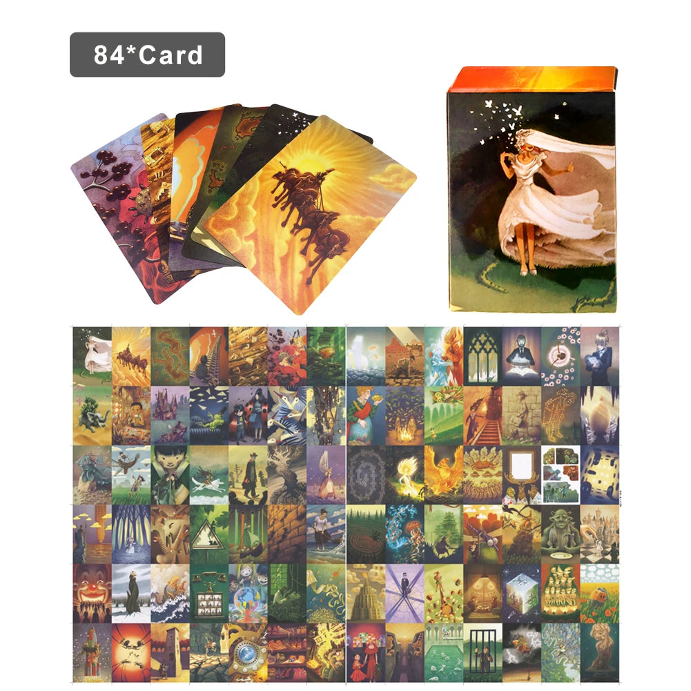 84 Playing Cards Mini Tell Story Cards Board Game Education Game For Kids Family Party Table Game