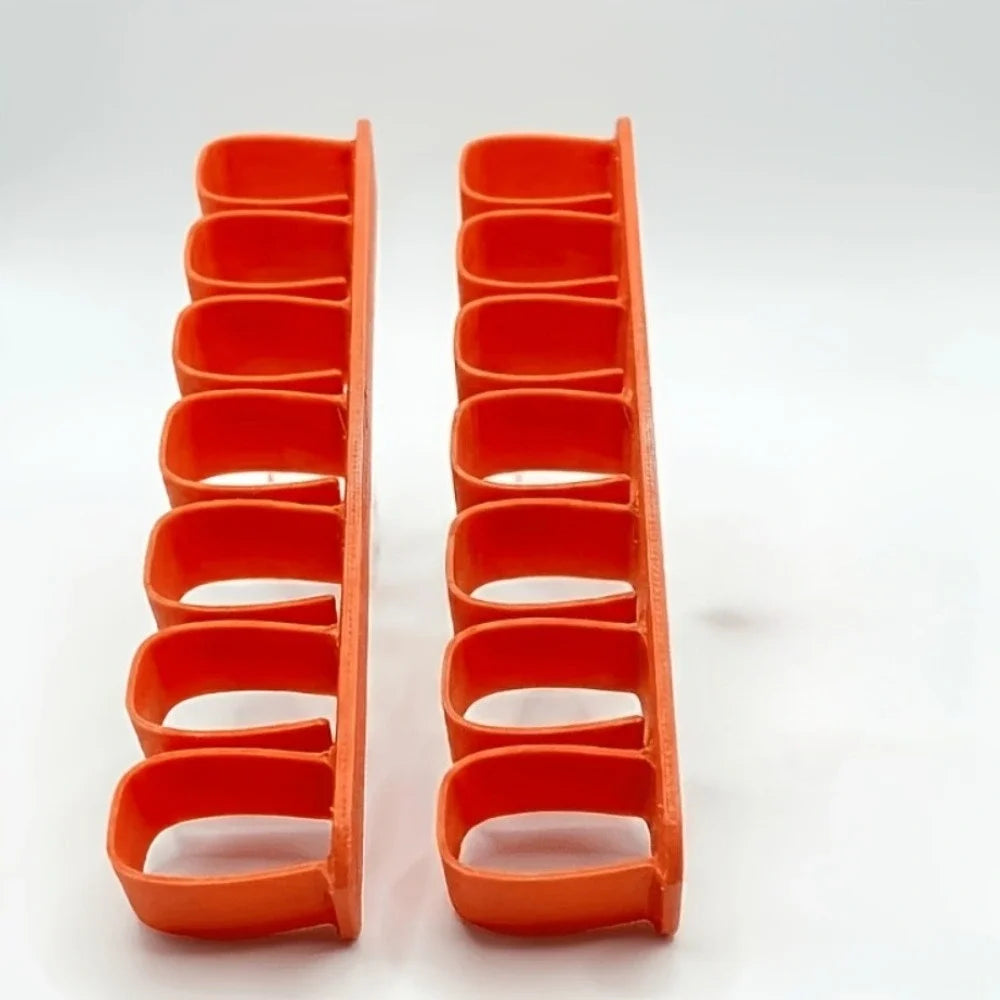 Two-Piece Wall-Mounted Tool Storage Rack - Garage Tool Rack, Suitable for Screwdrivers and Pliers - orange-2pcs