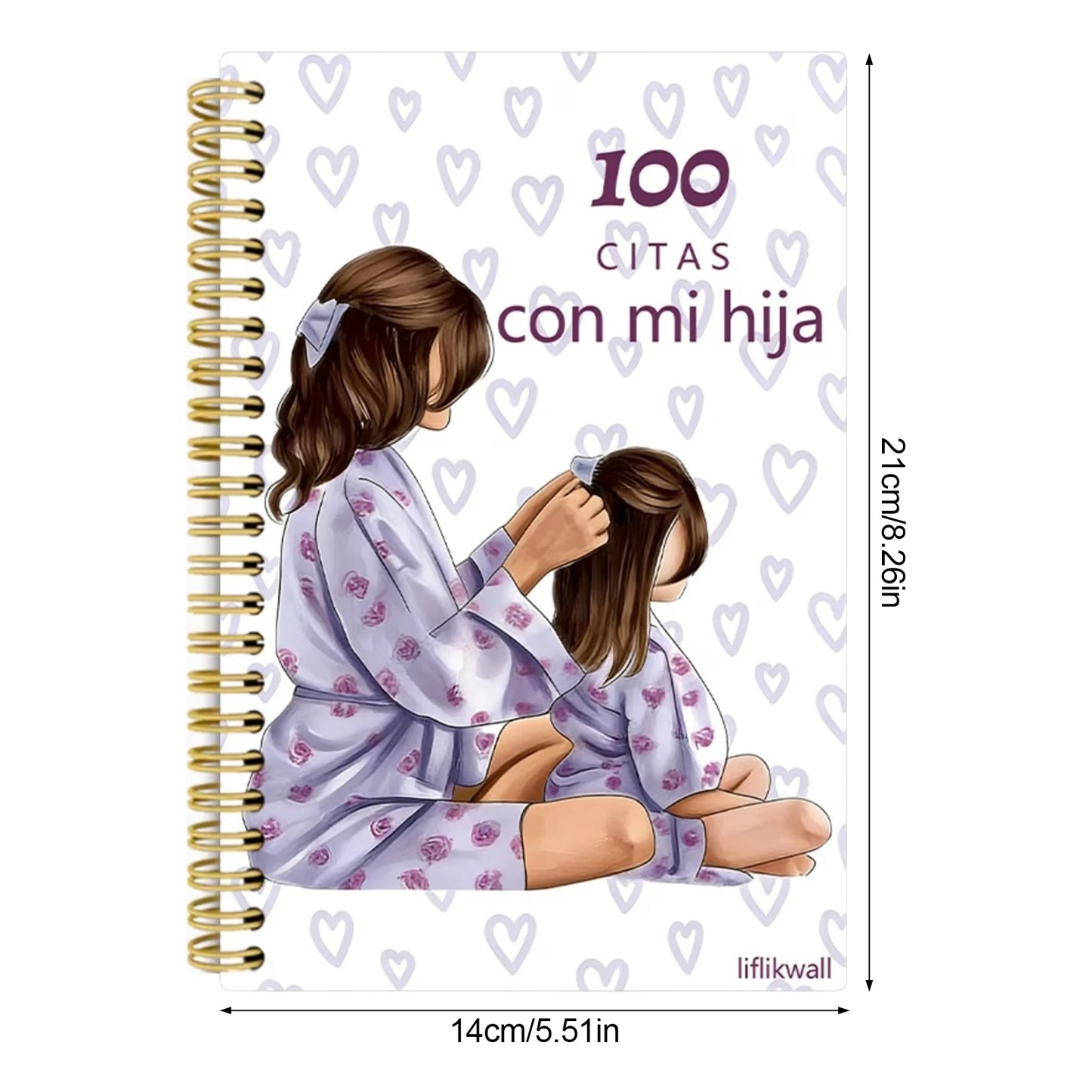 Hardcover Mother Daughter Memory Book 100 Date Journal With Photo Space Smooth Paper Daily Diary Gift For Mothers Daughters